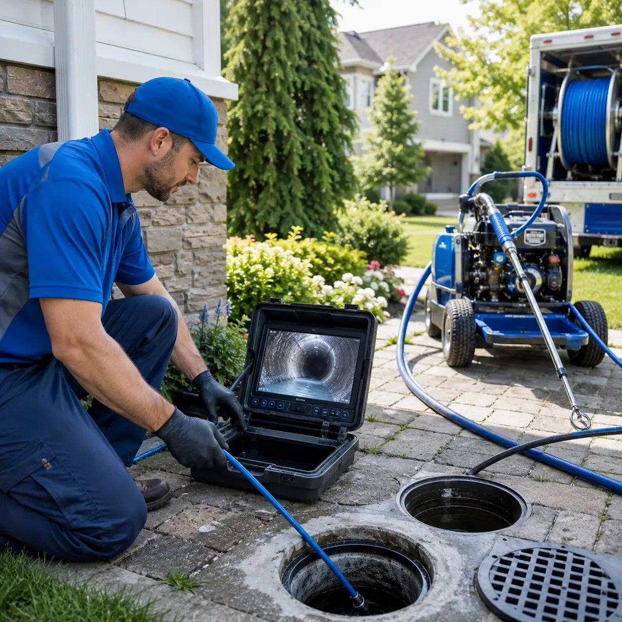Outdoor drain cleaning professionals serving Aberdeen, MS